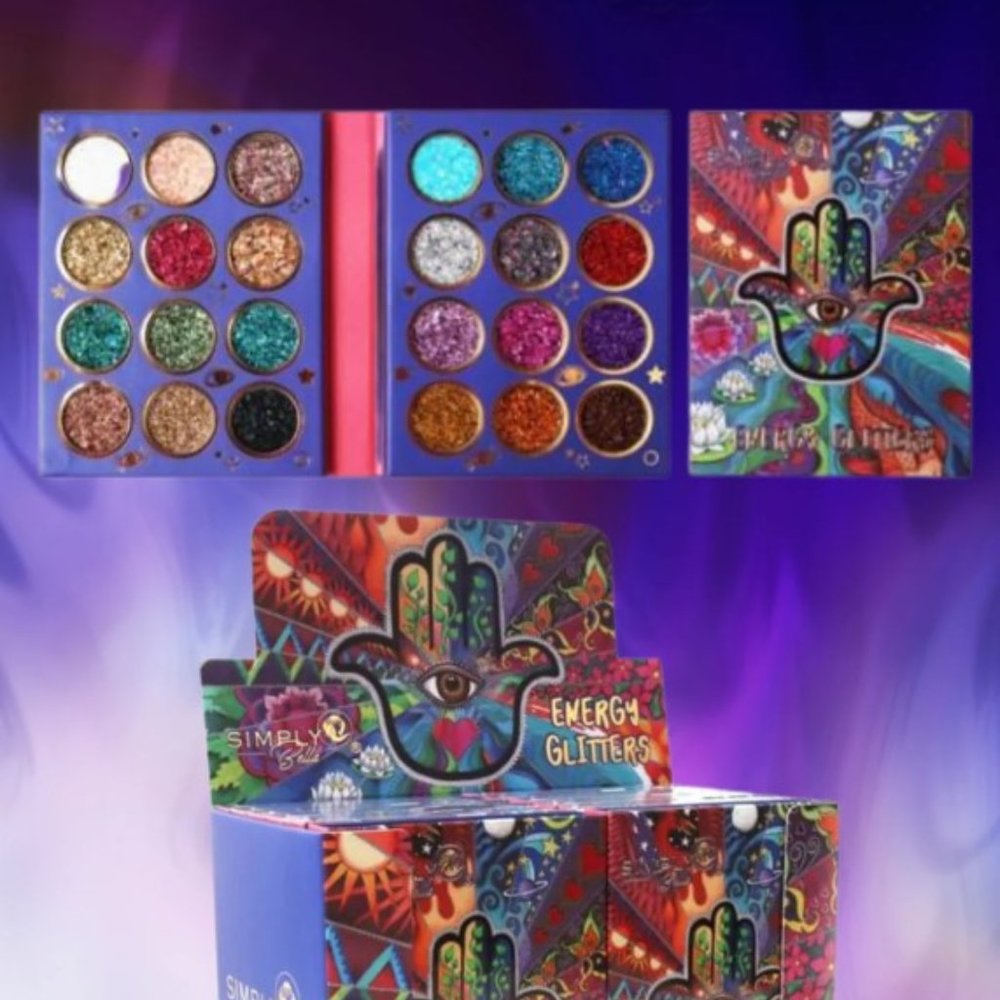 SIMPLY BELLA - EYESHADO PALETTE Energy Glitter, 1 DZ